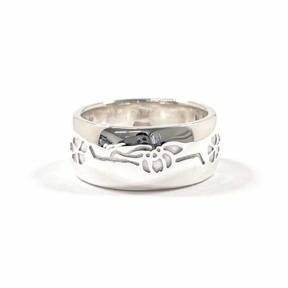 BVLGARI Save the Children Charity Ring, 925 Sterling Silver, Size 10, Women's